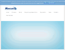 Tablet Screenshot of mercurioservice.it